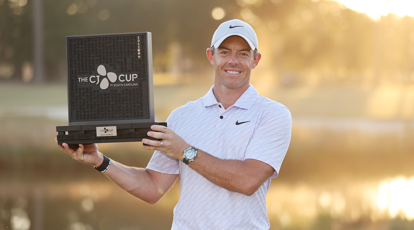 Rory successfully defends his title at CJ Cup and returns to world number one for a ninth time.