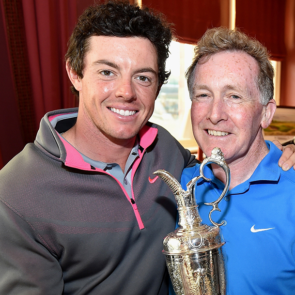 Rory with Michael Bannon